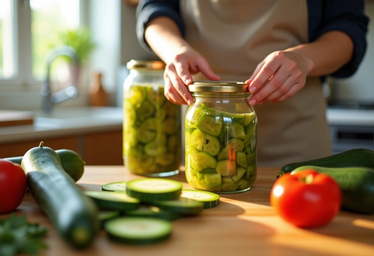 courgettes conserve