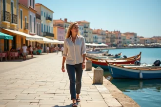 Promenade sur le quai de Sète, décor emblématique de la série télévisée Demain nous appartient